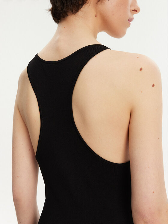 Calvin Klein Jeans Calvin Klein Jeans Φόρεμα καθημερινό J20J225296 Μαύρο Slim Fit