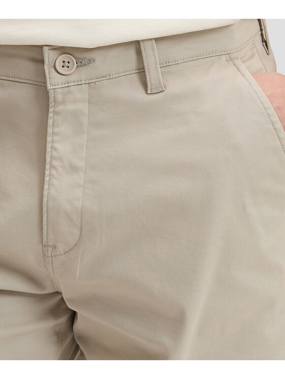 Lee Lee Szorty materiałowe Regular Chino Short Beżowy Chino Fit