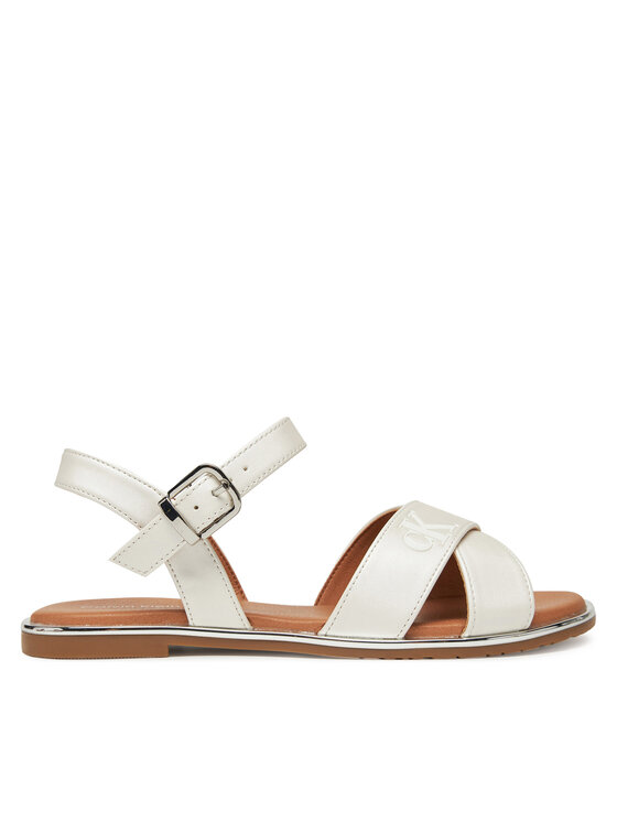 Calvin Klein Jeans Sandále V3A2-82042-1688 S Biela