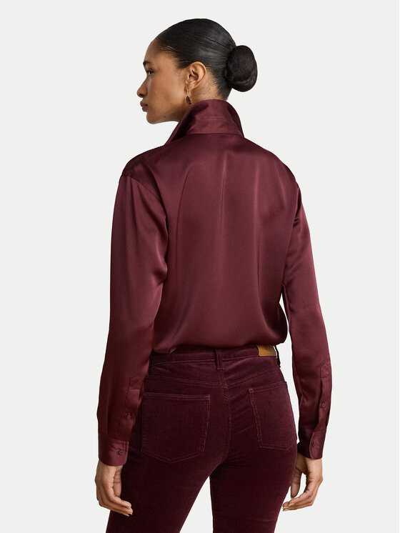 LAUREN RALPH LAUREN LAUREN RALPH LAUREN Πουκάμισο 200B27610008 Μπορντό Relaxed Fit