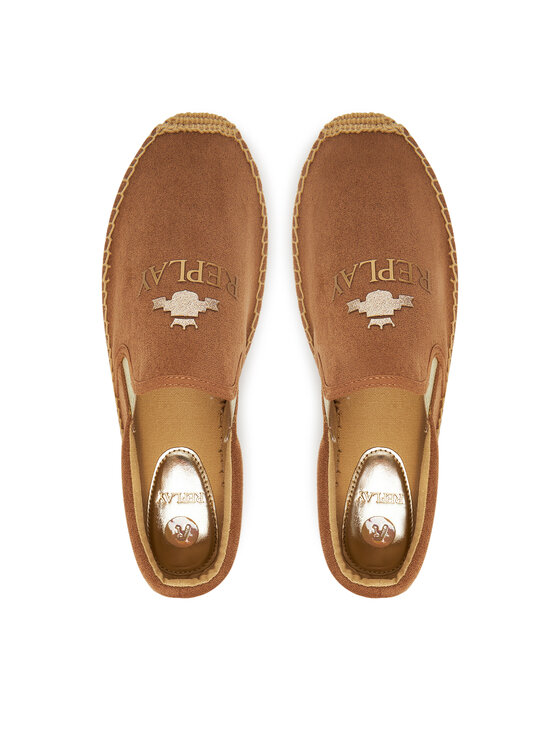 REPLAY REPLAY Espadryle GWF22 .000.C0086T Beżowy