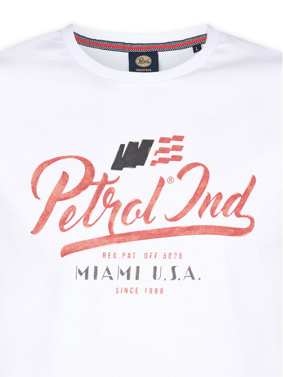 Petrol Industries Petrol Industries T-Shirt M-1050-TSR600 Bílá Regular Fit