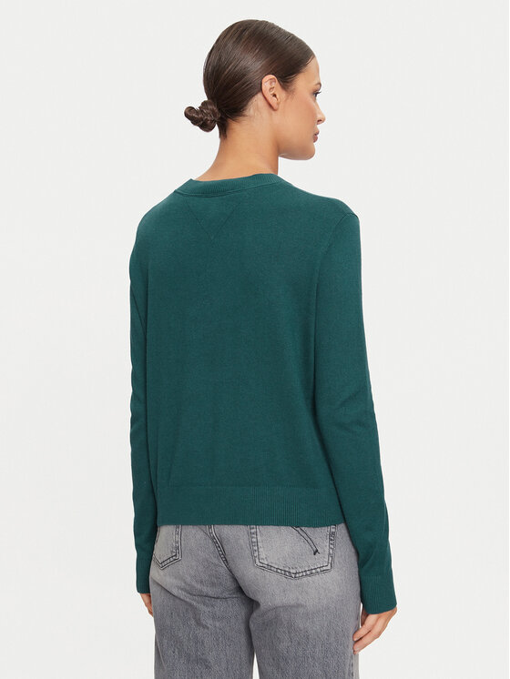 Tommy Jeans Tommy Jeans Maglione Essential DW0DW17254 Verde Regular Fit
