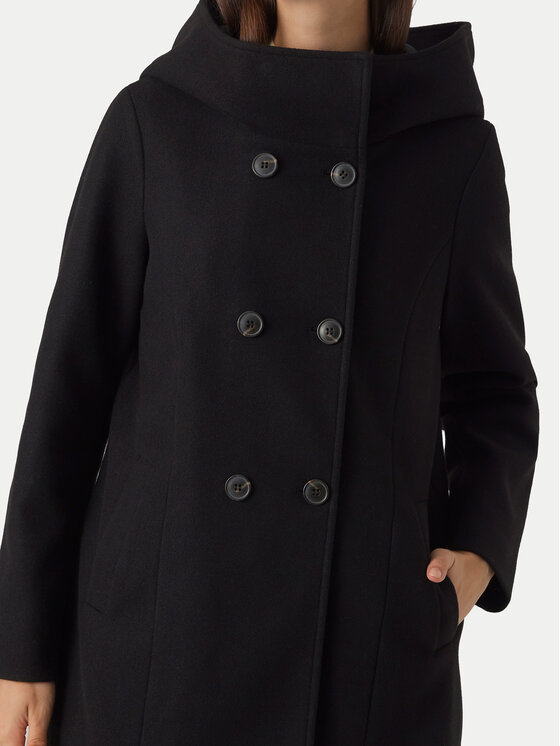 Vero Moda Vero Moda Kevad-sügis mantel Fortuneshila 10291044 Must Regular Fit