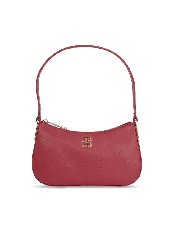 Tommy Hilfiger Tommy Hilfiger Дамска чанта Th Timeless Shoulder Bag AW0AW15239 Червен