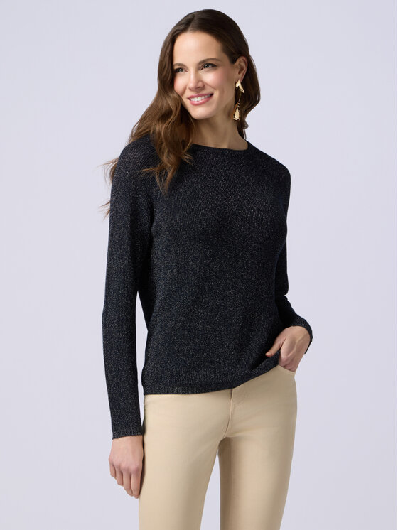 Oltre Oltre Cardigan M064J004790N034 Blu Regular Fit