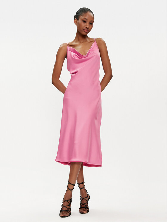 NORMA KAMALI NORMA KAMALI Sukienka koktajlowa ST1233CB976966 Różowy Regular Fit