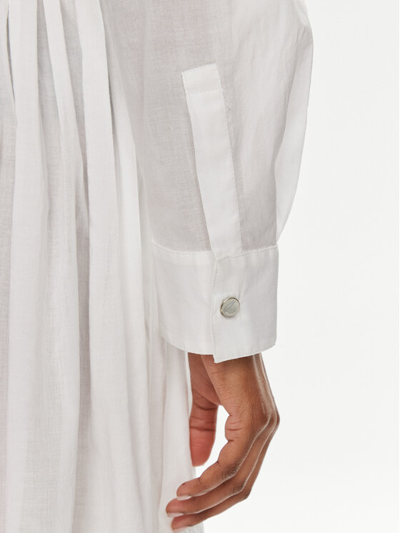 PINKO Pinko Φόρεμα πουκάμισο Dolce Vita Chemisier . 103728 A1XP Λευκό Regular Fit