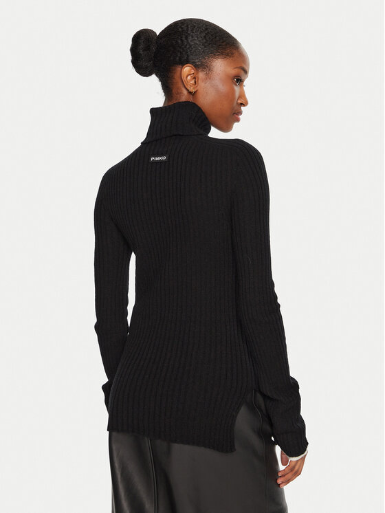 PINKO Pinko Rollkragenpullover Kanaani 104344 A278 Schwarz Regular Fit