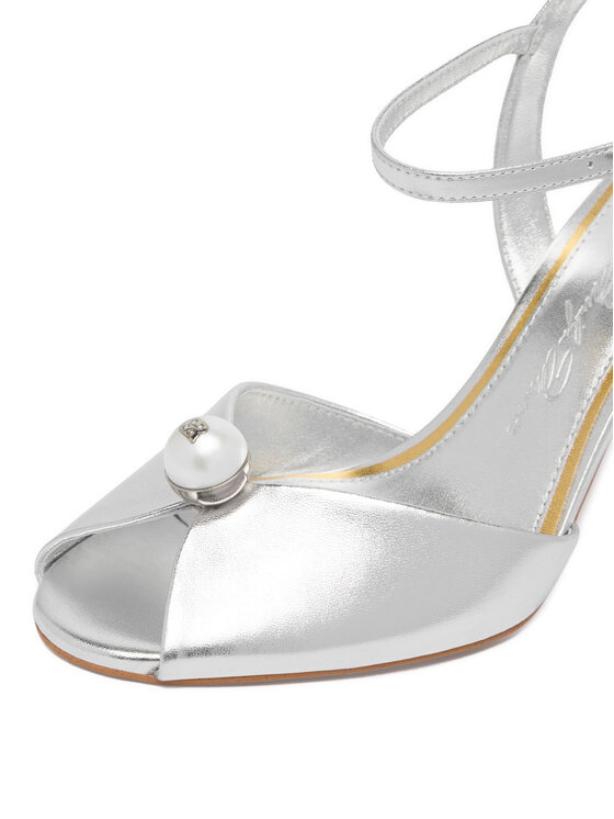 GINO ROSSI GINO ROSSI Sandály CEO-ROSE-LT2091-W Stříbrná