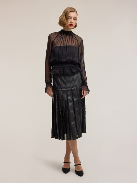 Motivi Motivi Blusa 2729Q001890N033 Nero Regular Fit