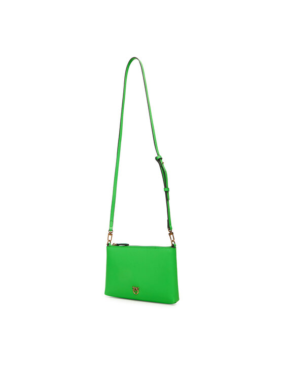 PINKO PINKO Torebka Flat Horizontal Mini AI 25-26 104277 A0F1 Zielony