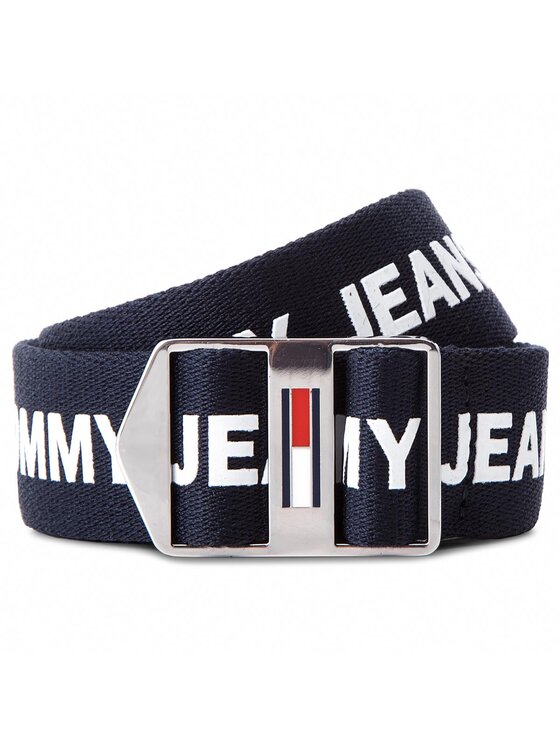 Tommy Jeans Tommy Jeans Ceinture femme Tjw Driving Webbing AW0AW05569 75 Bleu marine