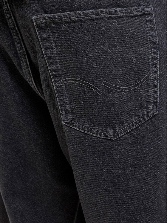 Jack & Jones Jack & Jones Szorty jeansowe Iron 12278463 Czarny Baggy Fit