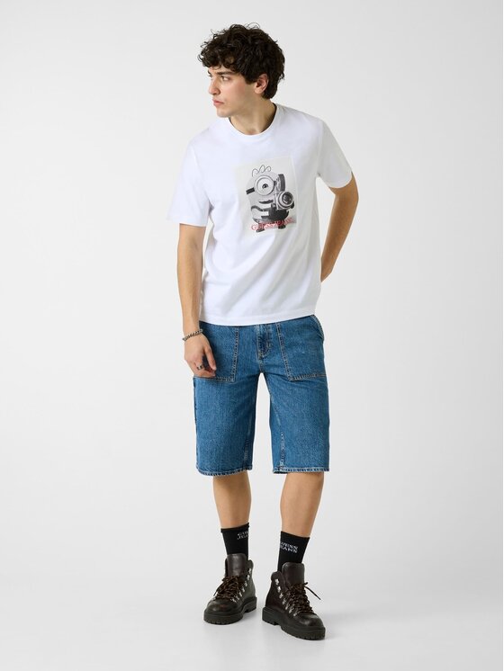 Guess Guess T-Shirt 183588 Bílá Classic Fit