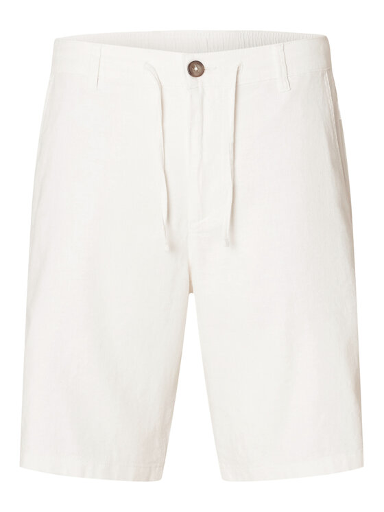 Selected Homme Selected Homme Szorty materiałowe Brody 16087638 Écru Regular Fit