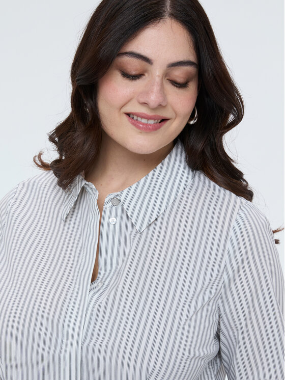 Fiorella Rubino Fiorella Rubino Koszula 5026T001430N0Z3 Szary A-Line Fit
