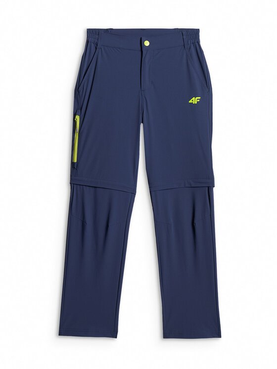 4F 4F Spodnie outdoor OUTERWEAR Granatowy Regular Fit