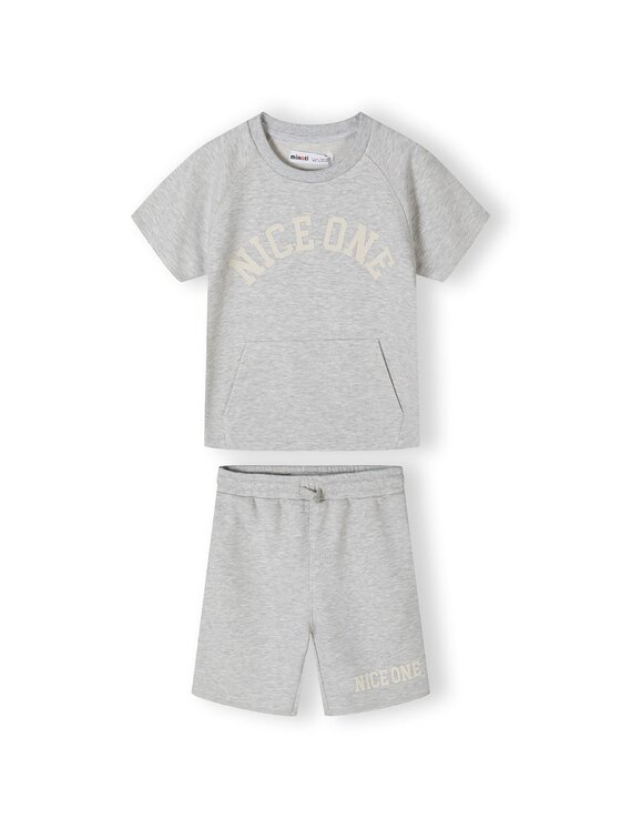 minoti minoti T-Shirt 23fleece35 Szary Regular Fit