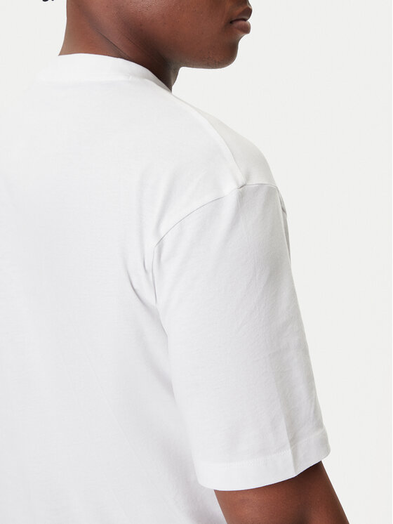 HUGO HUGO T-krekls Nalax 50543493 Balts Regular Fit