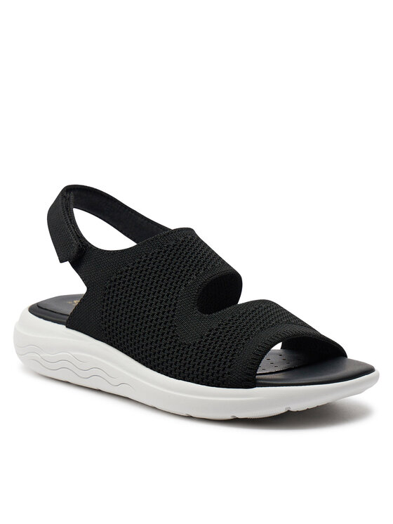 Geox Geox Sandale D Spherica Ec5 D45SVA 0006K C9999 Negru