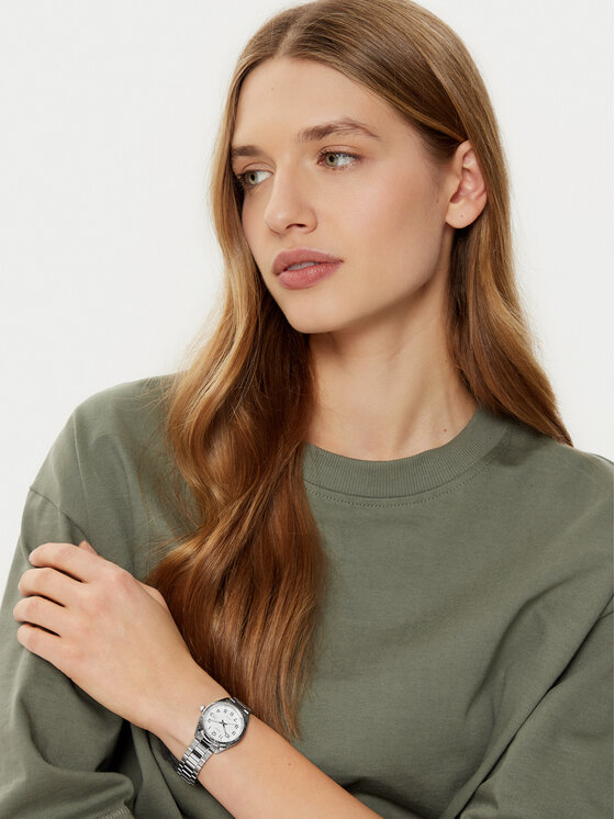 Casio Casio Zegarek LTP-1302PD-7BVEG Srebrny
