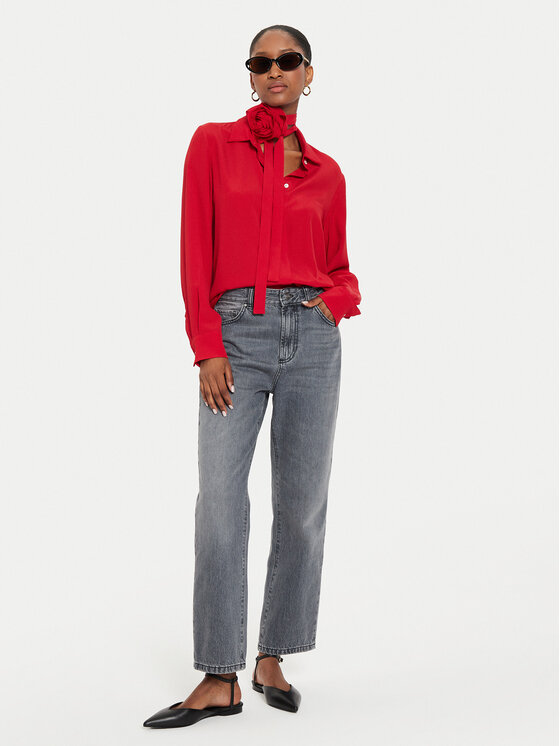 Marella Marella Jeans hlače 2423186074 Siva Mom Fit