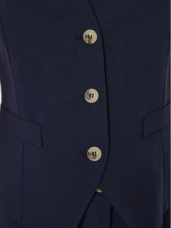 ViCOLO ViCOLO Kamizelka TB1569 Granatowy Regular Fit