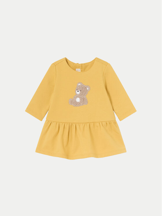 Mayoral Mayoral Повсякденна сукня 2807 Жовтий Regular Fit
