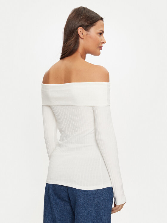 Vila Vila Bluse Ommi 14104637 Weiß Regular Fit
