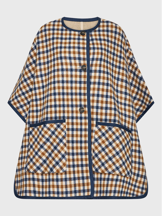 Weekend Max Mara Weekend Max Mara Pončo Fieno 50860429 Farebná Relaxed Fit