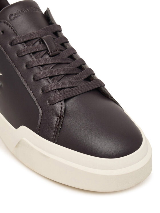 Calvin Klein Calvin Klein Sneakers Chunky Cupsole Laceup Lth YW0YW01947 Dunkelbraun