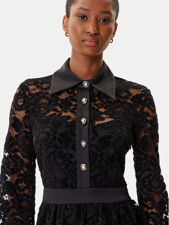 Gaudi Gaudi Abito da cocktail 521FD15010 Nero Regular Fit