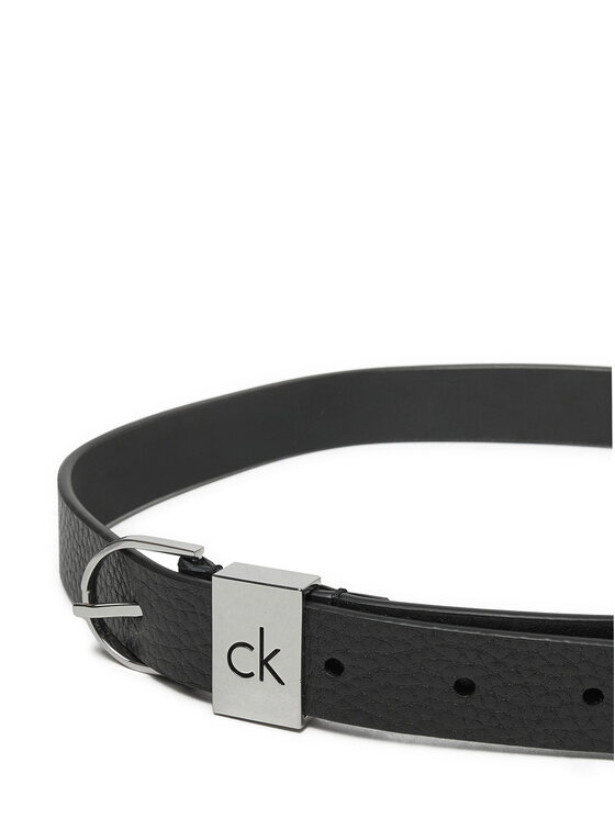 Calvin Klein Calvin Klein Moteriškas Diržas Ck Loop Thin Round Buckle 2.5 K60K612856 Juoda