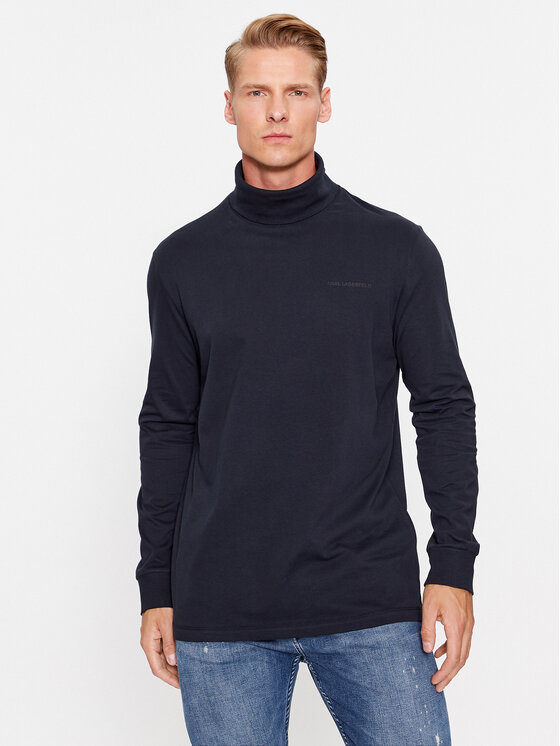 KARL LAGERFELD KARL LAGERFELD Rolák 755032 534226 Tmavomodrá Regular Fit