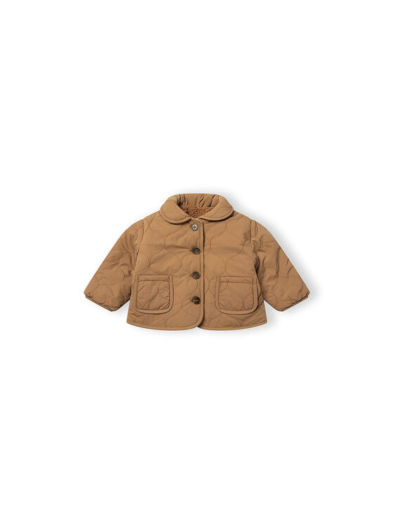 minoti minoti Kurtka zimowa 31BABYCOAT5 Brązowy jasny Regular Fit