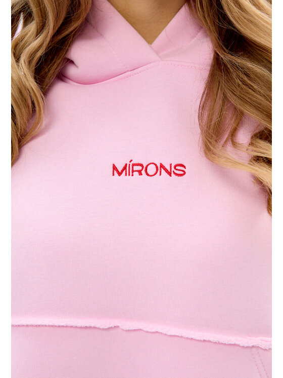 Mirons Mirons Bluza soft Różowy Oversize