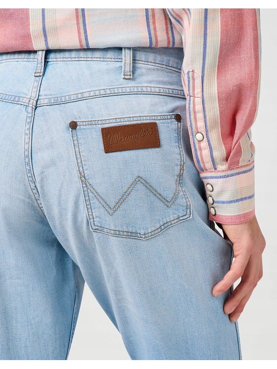 Wrangler Wrangler Jeansy Greensboro Niebieski Regular Fit