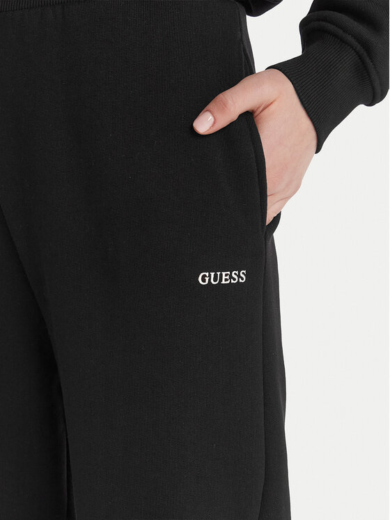 Guess Guess Donji dio trenerke V6RB15 K9V31 Crna Regular Fit