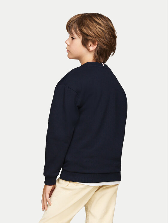 Tommy Hilfiger Tommy Hilfiger Pulóver KB0KB09192 Sötétkék Regular Fit