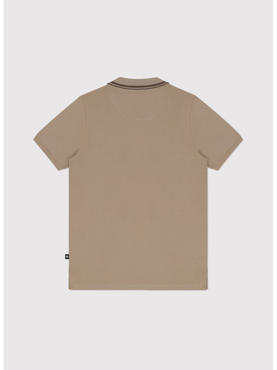 Pako Lorente Pako Lorente Polo P26WF-TX-004 Beżowy Regular Fit