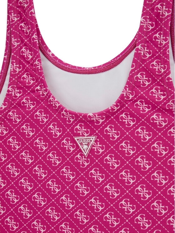 Guess Guess Jednodílné plavky J6GZ35 MC052 Tmavě růžová