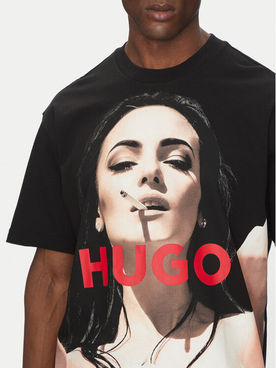 HUGO HUGO T-Shirt Duwedie 50535314 Schwarz Oversize