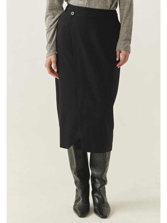 TATUUM Tatuum Midi sukně MERKE Černá Classic Fit