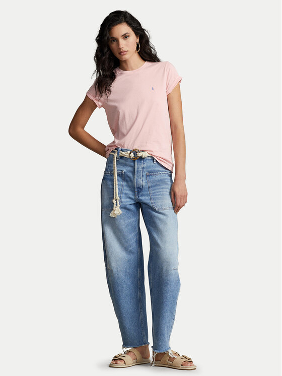 Polo Ralph Lauren Polo Ralph Lauren Marškinėliai 211898698004 Rožinė Regular Fit