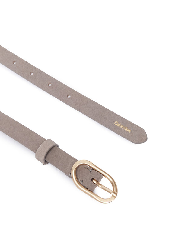 Calvin Klein Calvin Klein Curea Buckle Suede Belt 20Mm LV04F7110G Gri