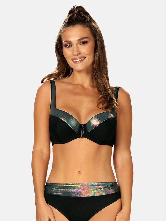 Góra od bikini, rozmiar 38G, Czarny, FG04-886
