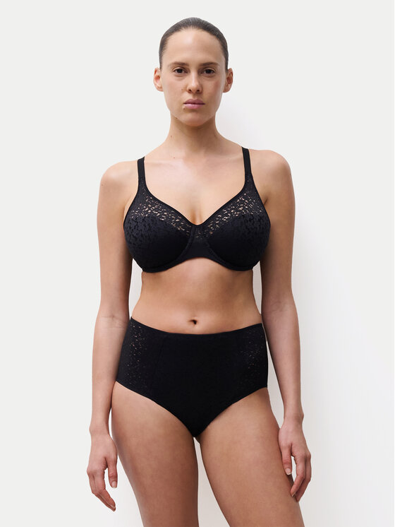 Chantelle Chantelle Mutande classiche a vita alta Norah C13F30 Nero