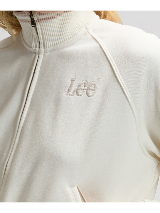 Lee Lee Bluza 112376983 Beżowy Regular Fit
