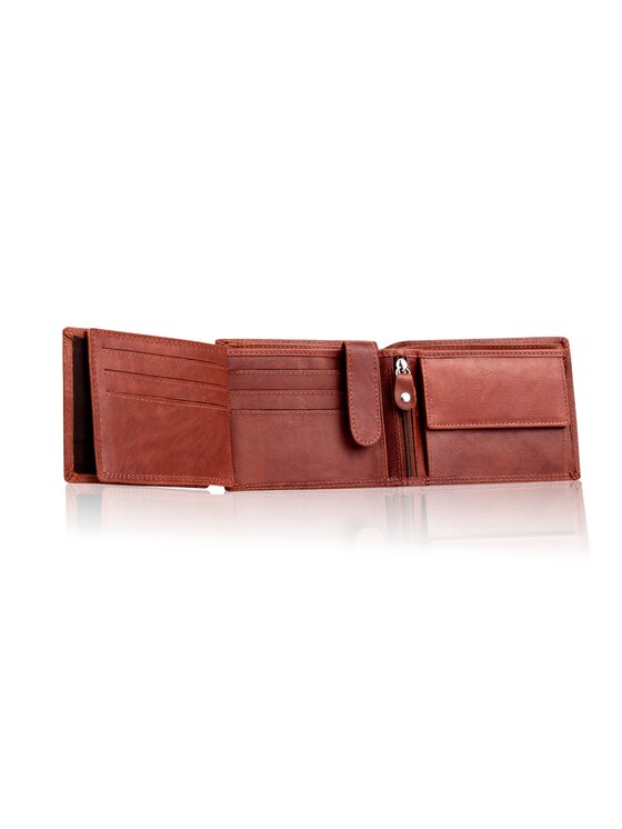 Mustang Mustang Portfel DENIMO WALLET Brązowy